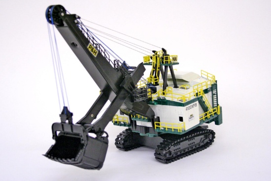 P&H 4100XPB Mining Shovel - Green/White - 1:87