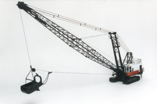 Lima 2400B Dragline - Brass Model - 1:48