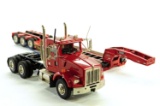 Kenworth T800 Tractor w/Rogers Lowboy Trailer - Brass - 1:48