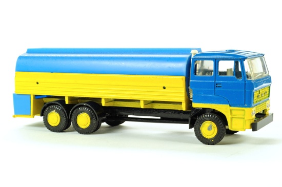 DAF Tanker Truck - Blue/Yellow