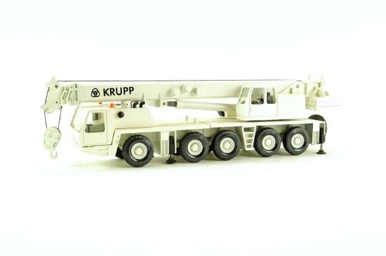 Krupp 5-Axle Mobile Crane - White