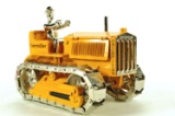 Caterpillar Cast Iron Tractor Arcade Toy - Yellow