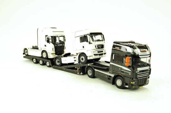 Scania R6 Topline 4x2 w/Transport Trailer & 2 Trucks