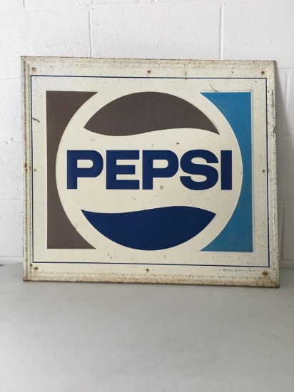 1976 Pepsi SST Sign 27"x30"