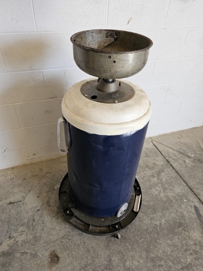 Stewart Warner Oil Drain 39"x20"