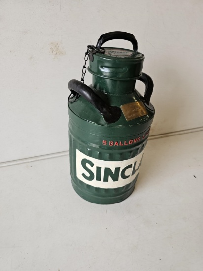 Sinclair 5 Gallon Oil Can