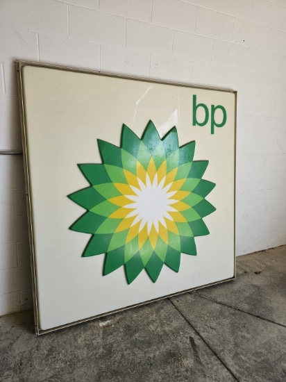 BP Plastic 6'x6' Sign