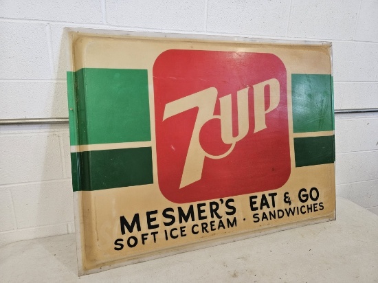 7 UP Plastic Sign 3'x4'
