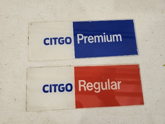 Citgo Pump Plates x2