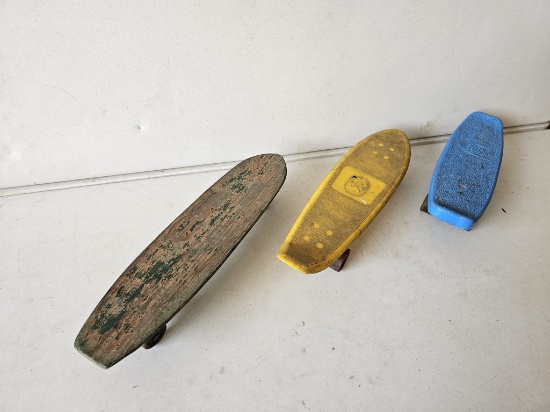 (3) 70's Skateboards