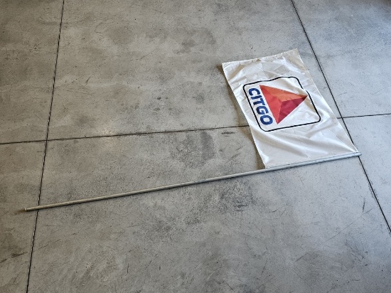 (2) Citgo Flags each with a Pole