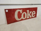 Coke Plastic Sign 16