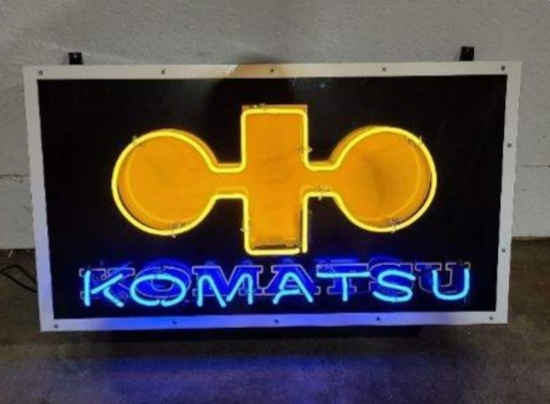 New/ Unused Komatsu Neon Sign