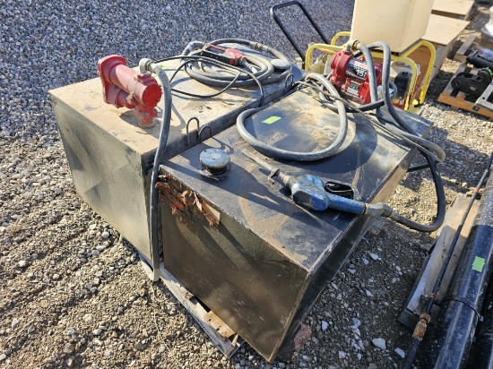 Better Built Fuel Tank w/ Fill-Rite 15 gpm Pump Ch
