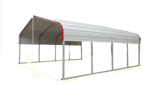 New/Unused Steel Carport 20Wx20L