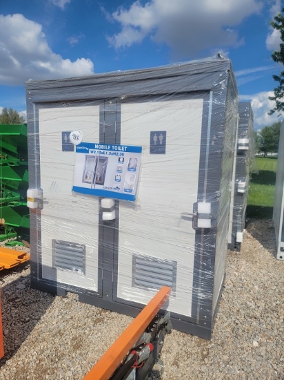 New/Unused Mobile Double Toilets