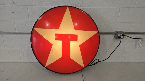 Texaco Light Up Star 34" Round