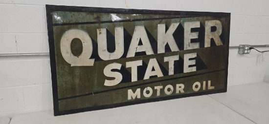 Quaker State Motor Oil SST Sign 70"x30"