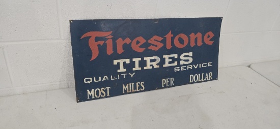 Firestone Tires SST Sign 30"x13.5"