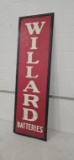 Willard Batteries SST Sign 17.5