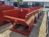 New/Unused 2.0CY Self Dumping Hopper w/ Fork Pocke