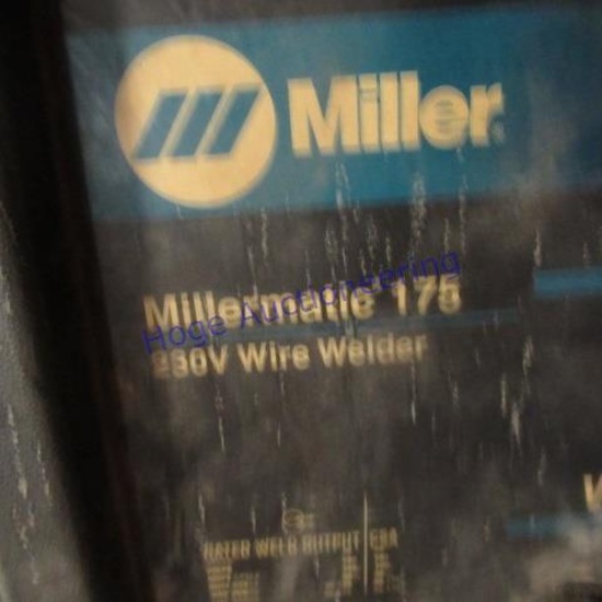 Miller Matic 175 wire welder w/tank single phase