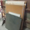 floor/wall protectors, card table, bulletin boards upstairs