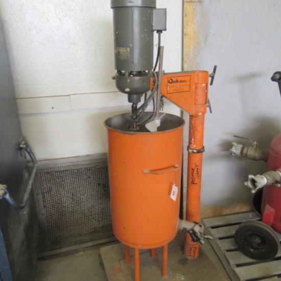 Quick spray, 110V paint mixer
