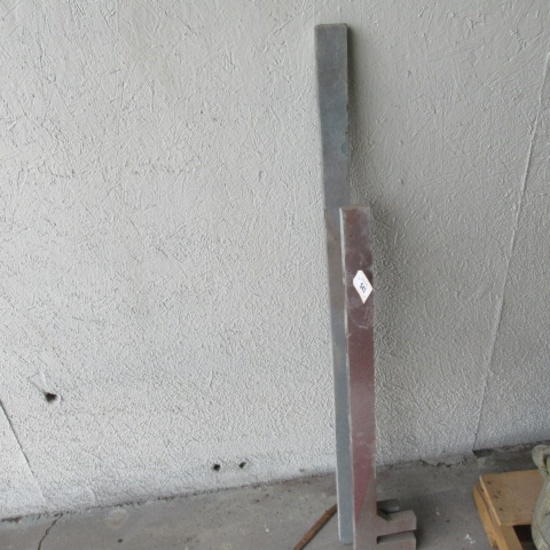 Pair, I beam roller, (homemade)