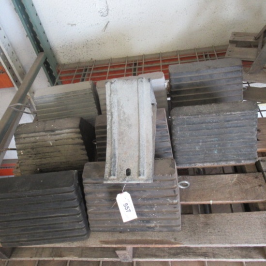 9-  wheel chocks, bid X9