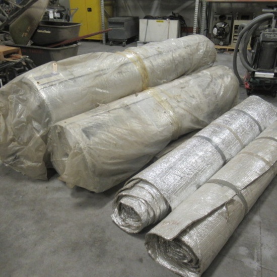 Reflective Aluminum foil Insulation 2- 8X100 unopened rolls  3- partial rolls,