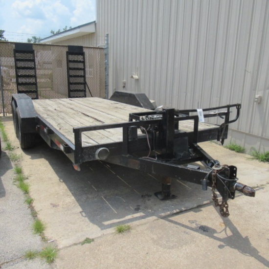 99 HH, BH trailer w/ramps, 82"X18ft, 12K GVWR 2 5/16 ball