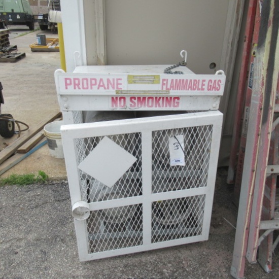 4 place LP tank cage, no tanks