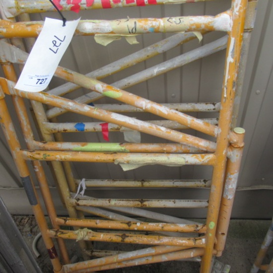 (2) rolling scaffold, 4'W, 4'T, 20"D bid X2
