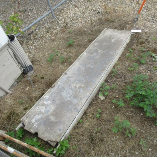 alum. scaffold plank, 19"X7ft