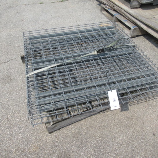 (5) pcs wire rack shelving, bid X5
