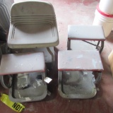 (4) rolling shop stools, bid X4