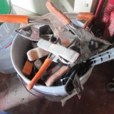 bucket of sqeeze clamps