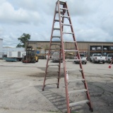 12ft fiberglass dbl sided step ladder