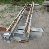 Homemade blasting/coating stands, bid X2 approx 12ft wide by 22