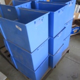 (9) blue tubs, bid X9