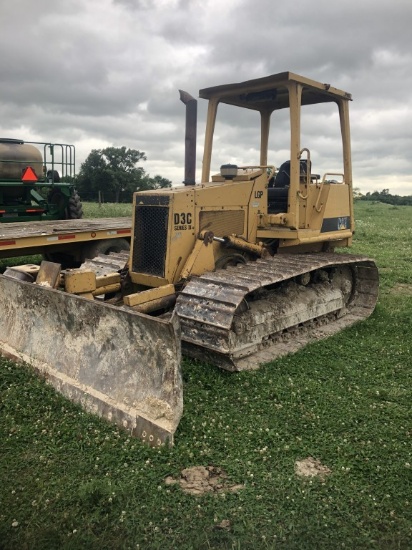 CAT DC3 LGP Series II Dozer, with 10 ft.  six way blade, wide track. (hrs.