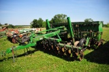 Great Plains Solid Stand 15 w/ grass seeder, on Great Plains cart and cente