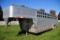 2008 EBY 8’x26’ Roughneck Aluminum, tandem axle, Gooseneck Livestock Traile