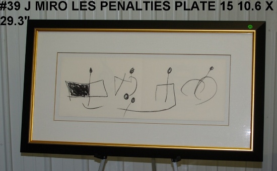 Joan Miro: Les Penalties De L'enfer Oules Nouvelles Hebrides, Plate 15