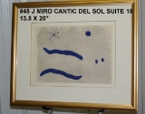 Joan Miro: Cantic del Sol Suite, 15, Sun