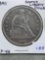 1841 Seated Liberty Dollar XF