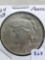 1924 Peace Dollar AU58