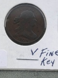 1804 Half cent Plain 4 stemless wreath VF20