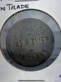 Jas. R. Tyler 5 cent Trade Token